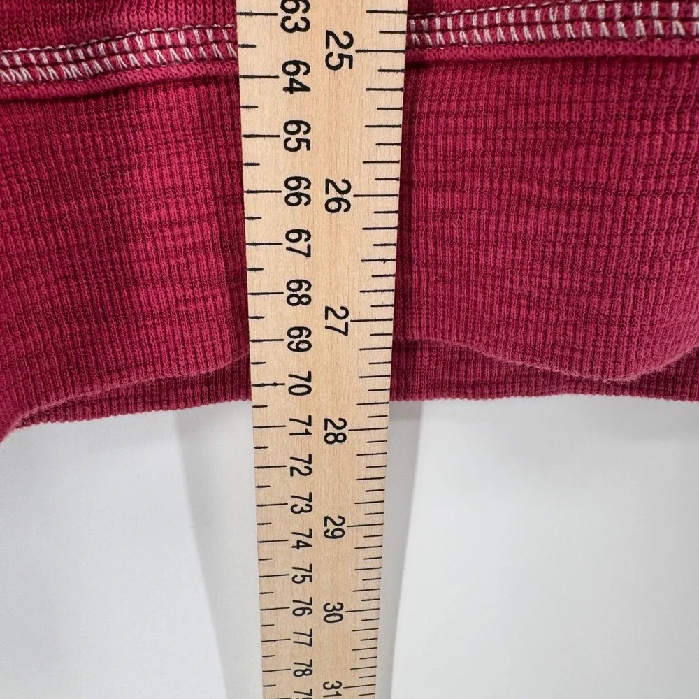 Tommy Bahama Mens Large Red‎ Pima Cotton Tencel Quarter Zip Pullover Sweater